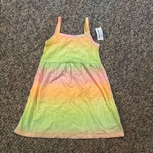 NWT Old Navy Yellow and Cream Tank Top